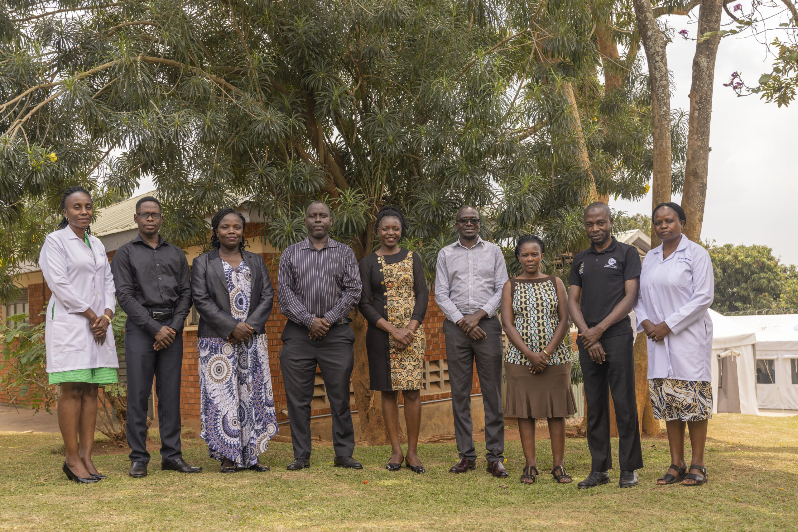 A Part Of The Team At Iavi Entebbe On 27th July 2022