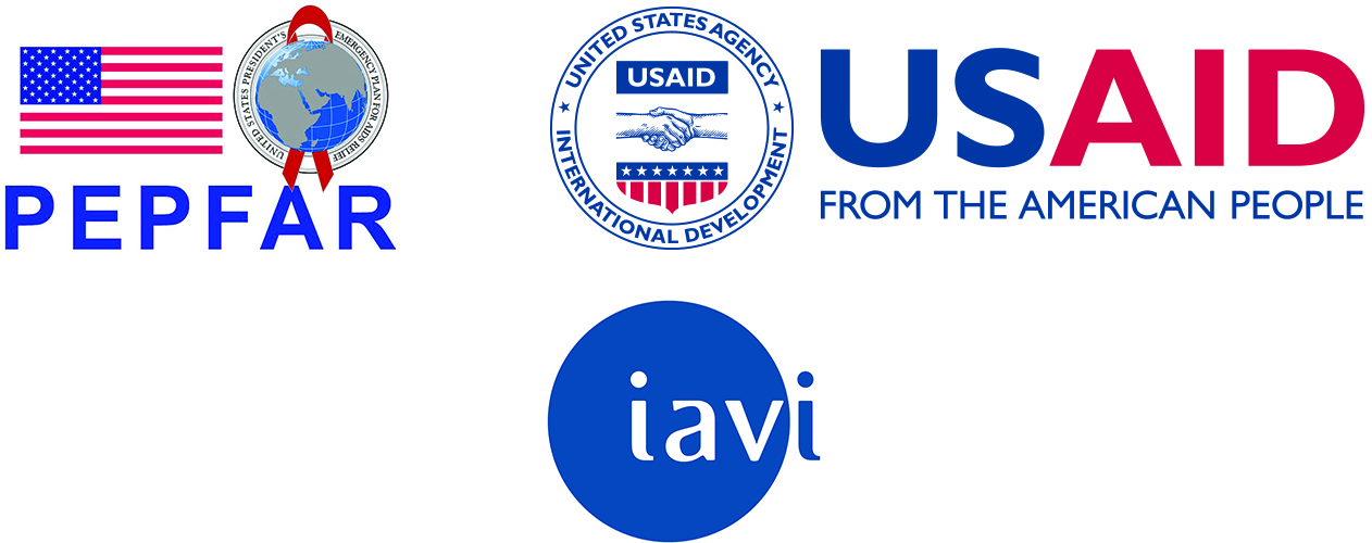 IAVI USAID PEPFAR logos