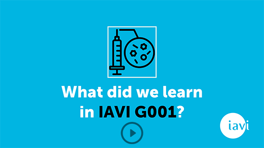 What did we learn in IAVI G001?