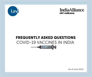 COVID vaccine India FAQs homepage