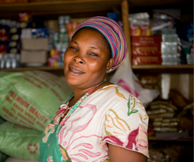 Uganda woman shopkeeper homepage